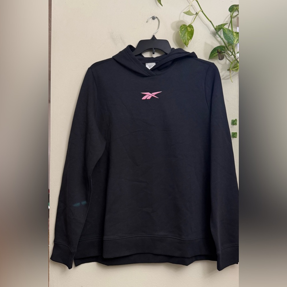 Reebok Black Garment with Blue and Pink Tag